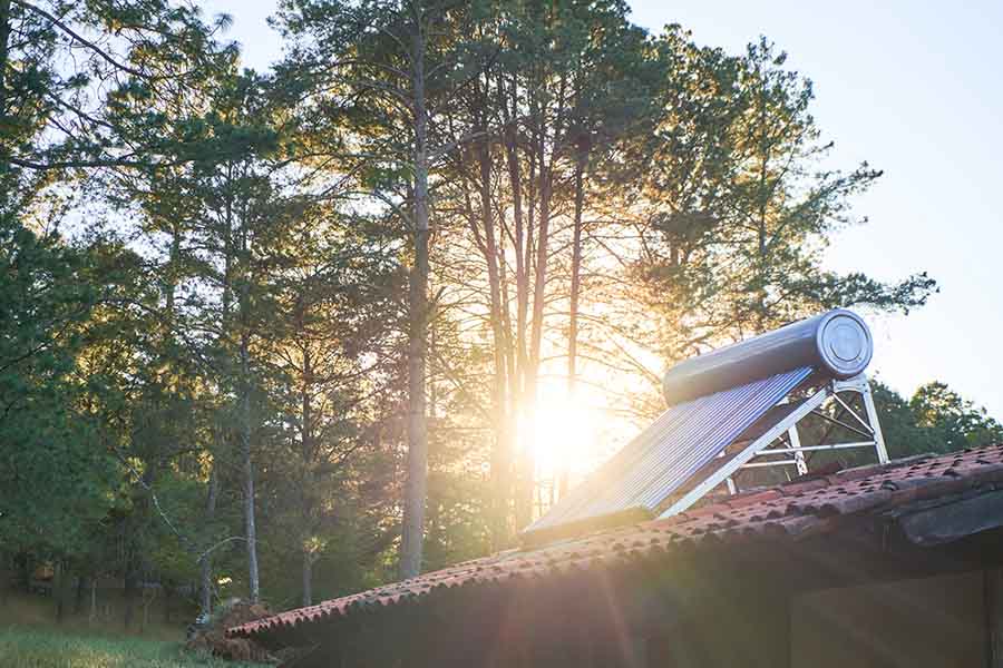 Riscaldamento solare termico per più efficienza